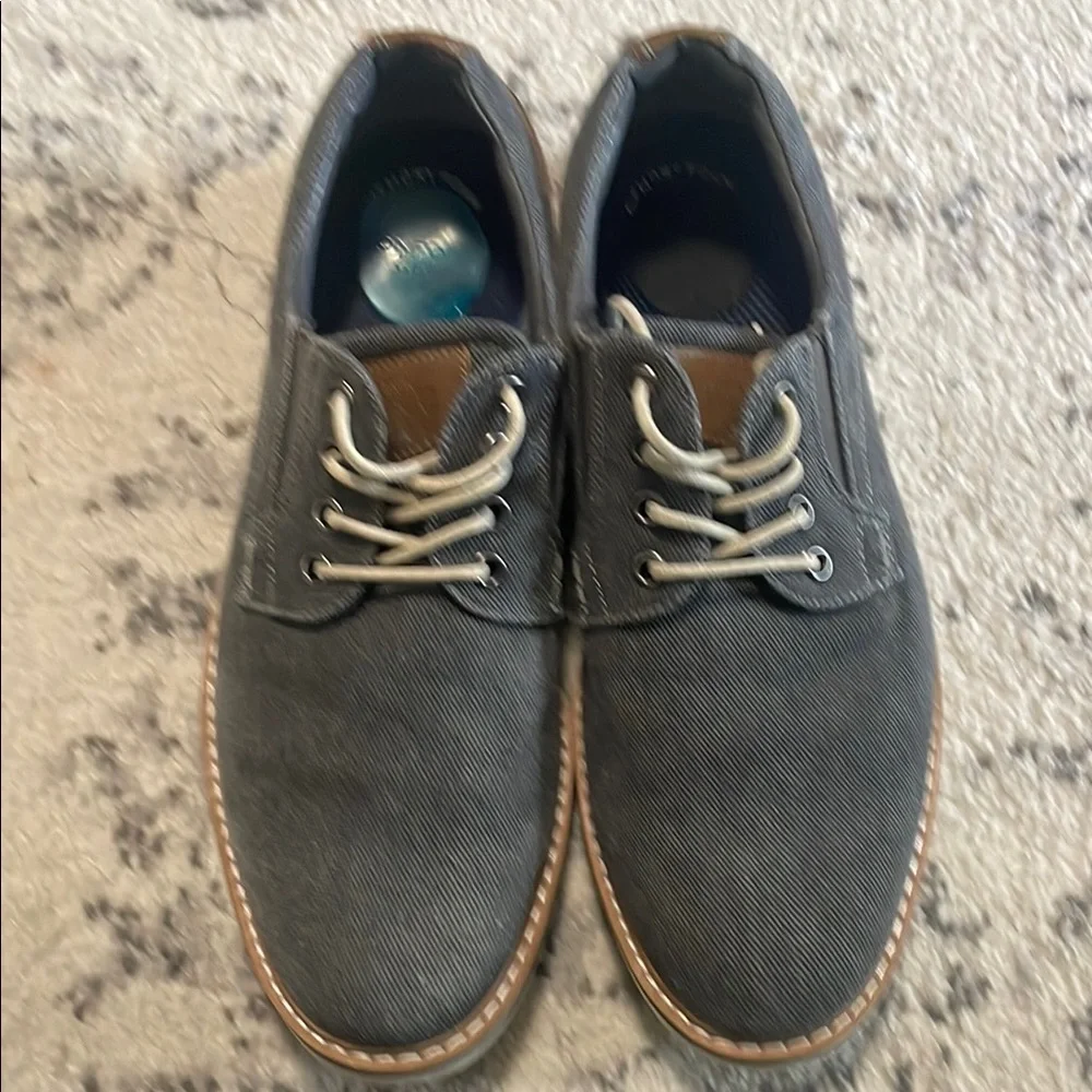 Nunn Bush Men's Barklay Plain Toe Oxford Grey size 8M like new.